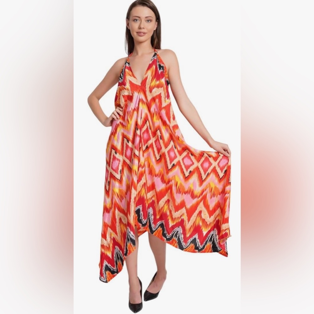 Long Dress Women Multicolour